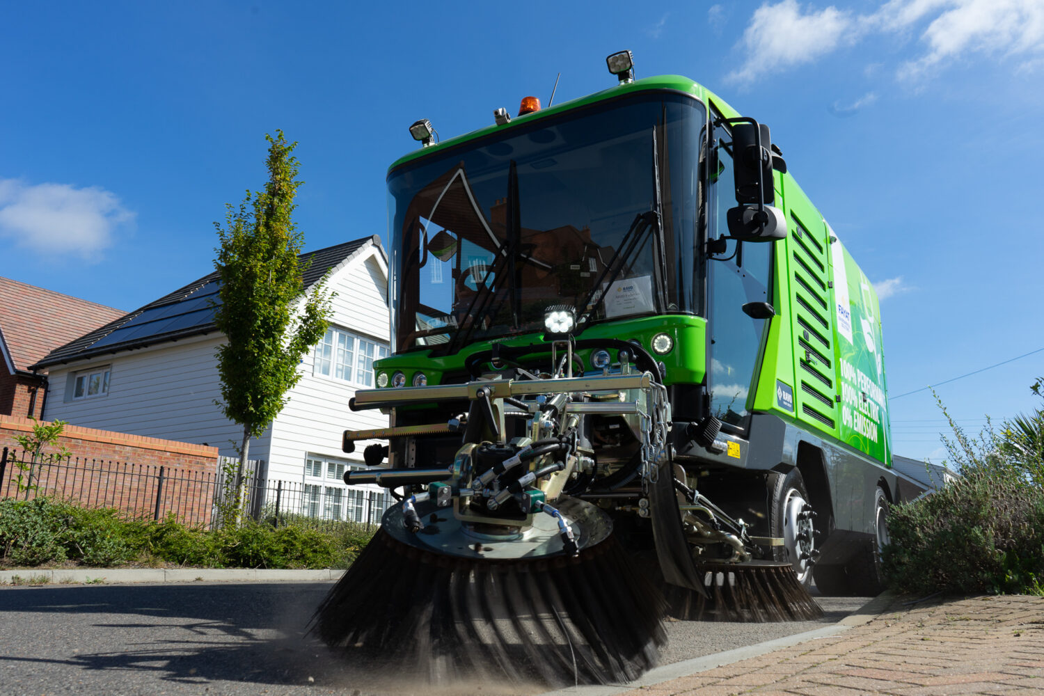 Ravo 5 eSeries - Unrivalled Zero Emission Mid-Sized Sweeping from Fayat Environmental Solutions
