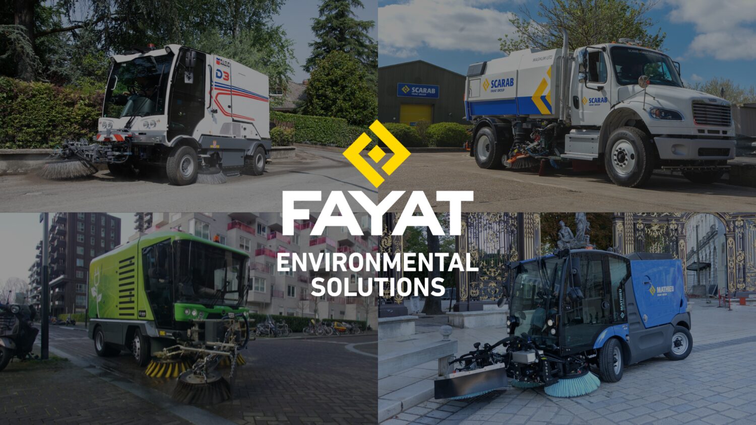 Fayat Environmental Solutions America brings four sweeper brands to PWX 2022