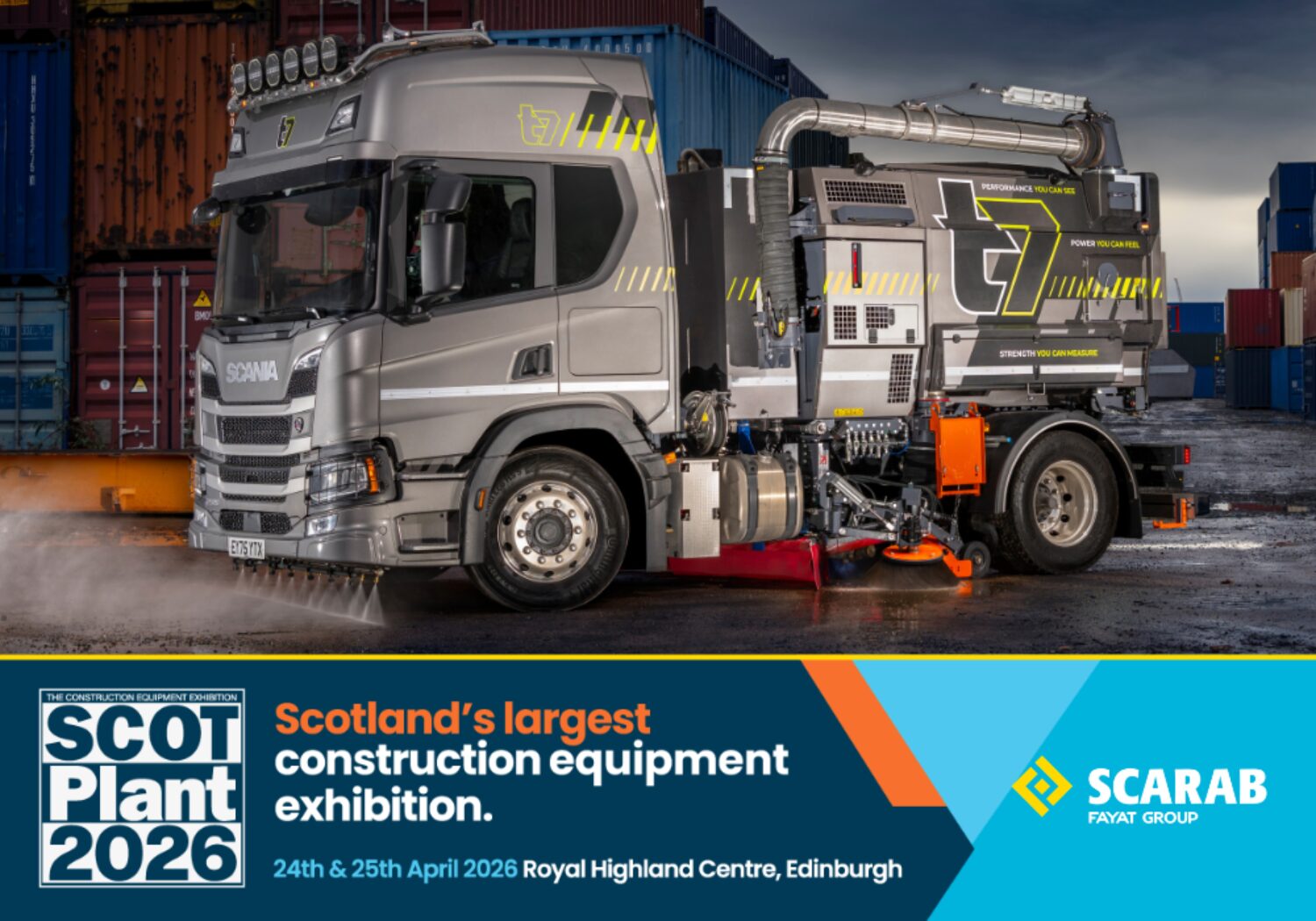 Scarab Sweepers Return to ScotPlant 2026 to Showcase Heavy-Duty Sweeping Powerhouse, the SCARAB T7