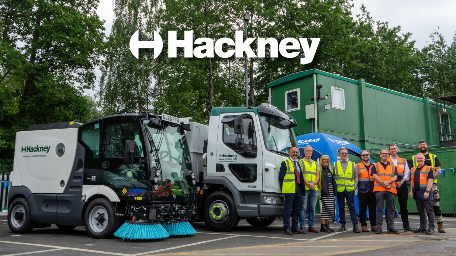 20 Brand-New Scarab Sweepers for Hackney Council